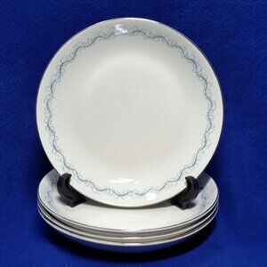 W.S. George China Craft Coupe Soup Bowls Set of 4 284 840 H Pattern MCM Atomic